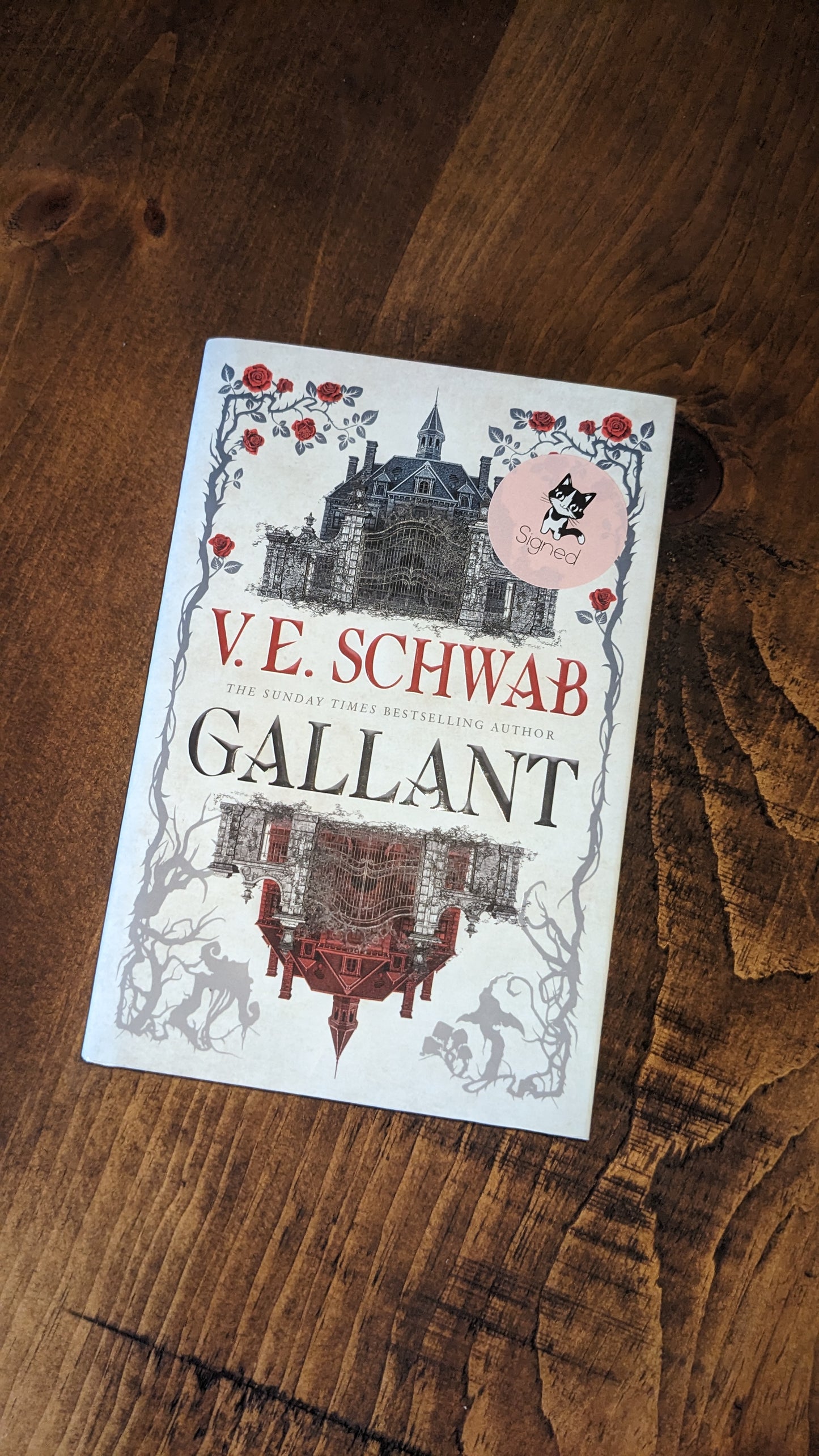 Signed Gallant by V E Schwab PeggysPages fore-edge painting sprayed edges special editions