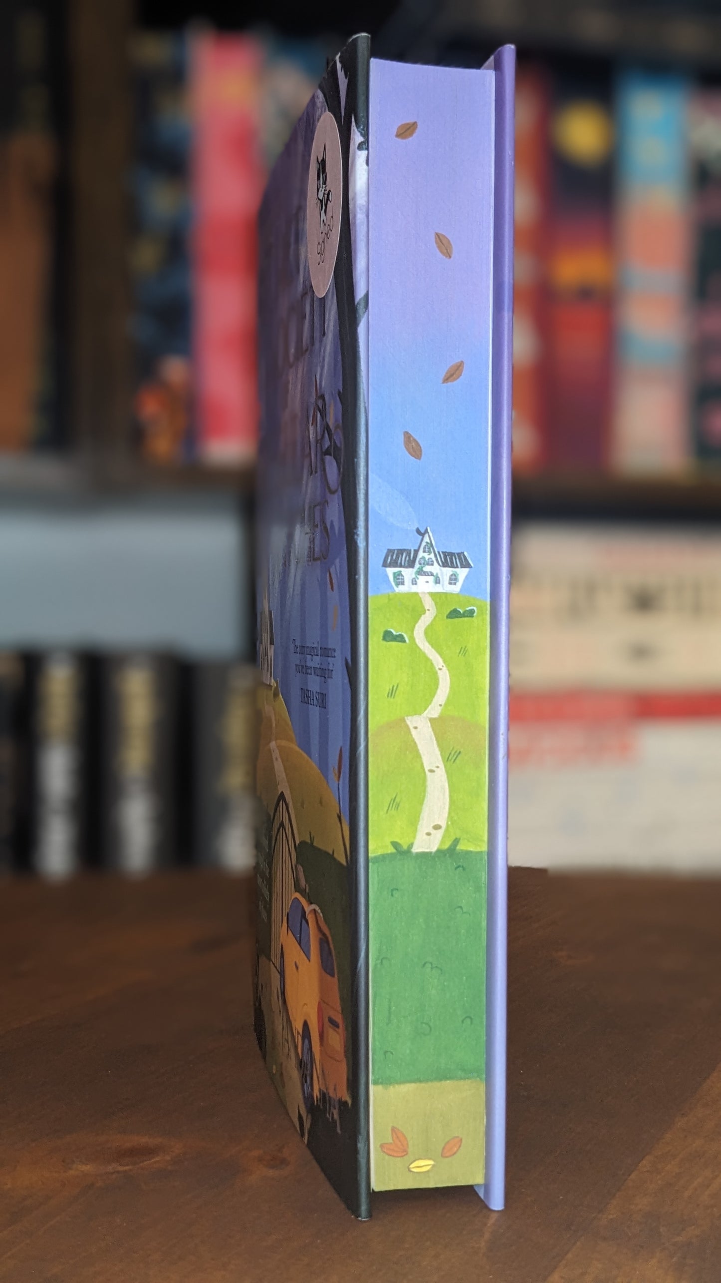 Signed The Very Secret Society of Irregular Witches by Sangu Mandanna PeggysPages fore-edge painting sprayed edges special editions
