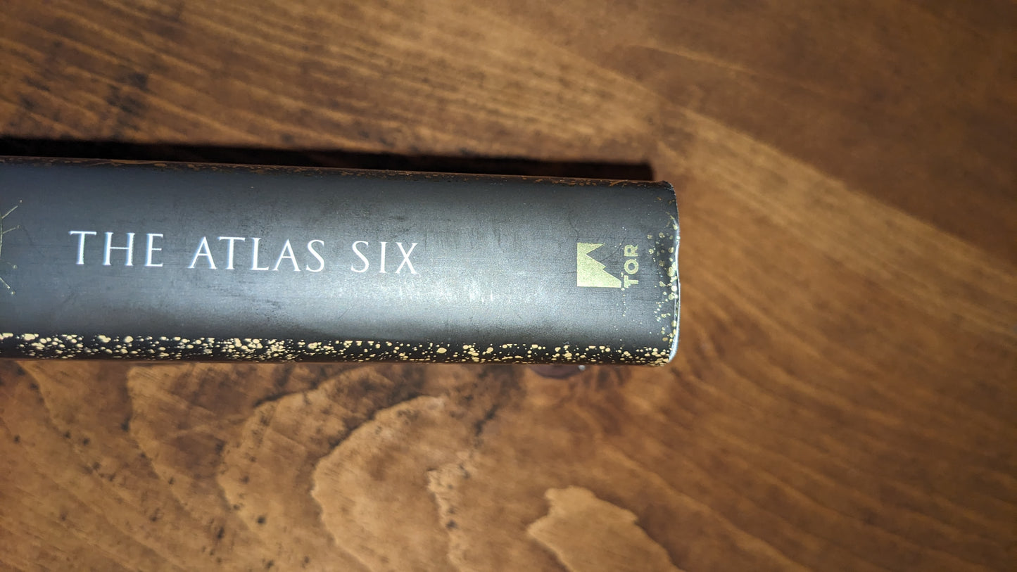 The Atlas Six by Olivie Blake handpainted fore-edge painting sprayed edges special editions