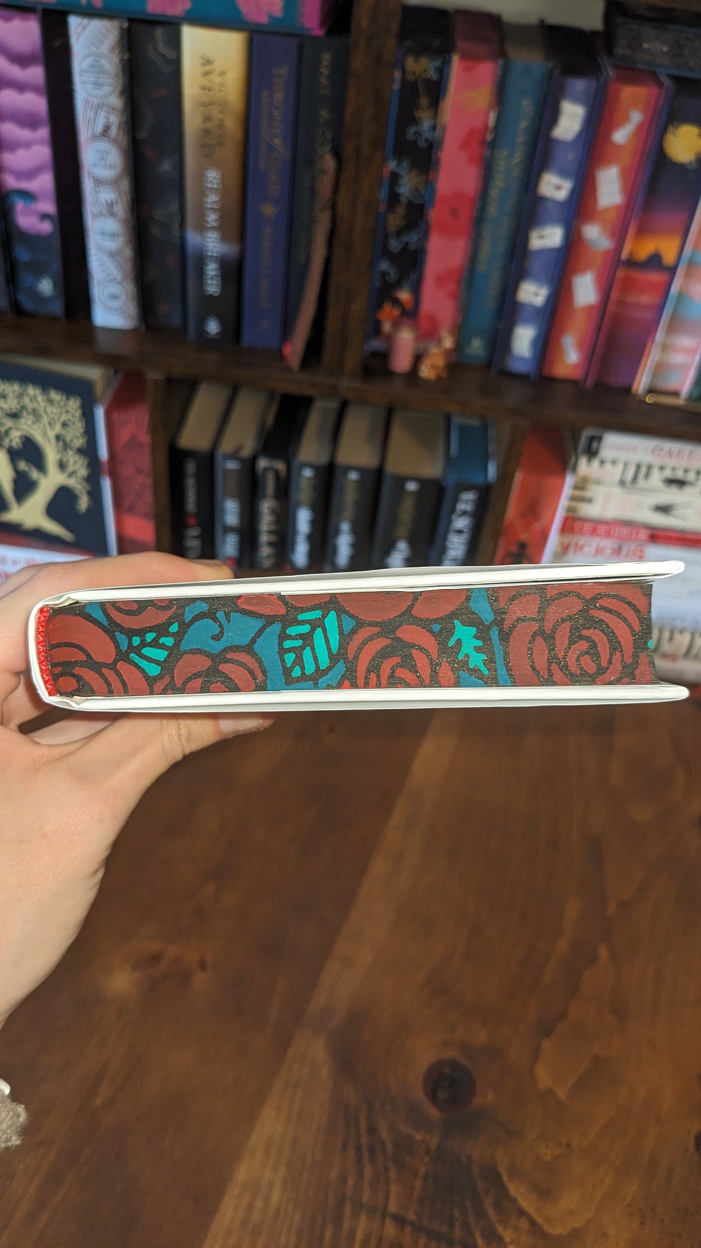 Signed Gallant by V E Schwab PeggysPages fore-edge painting sprayed edges special editions