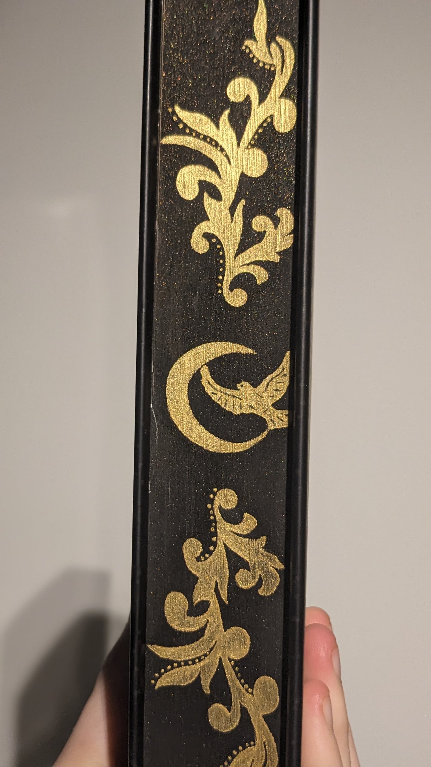 FINAL STOCK Wild and Wicked Things by Francesca May handpainted fore-edge painting sprayed edges special editions