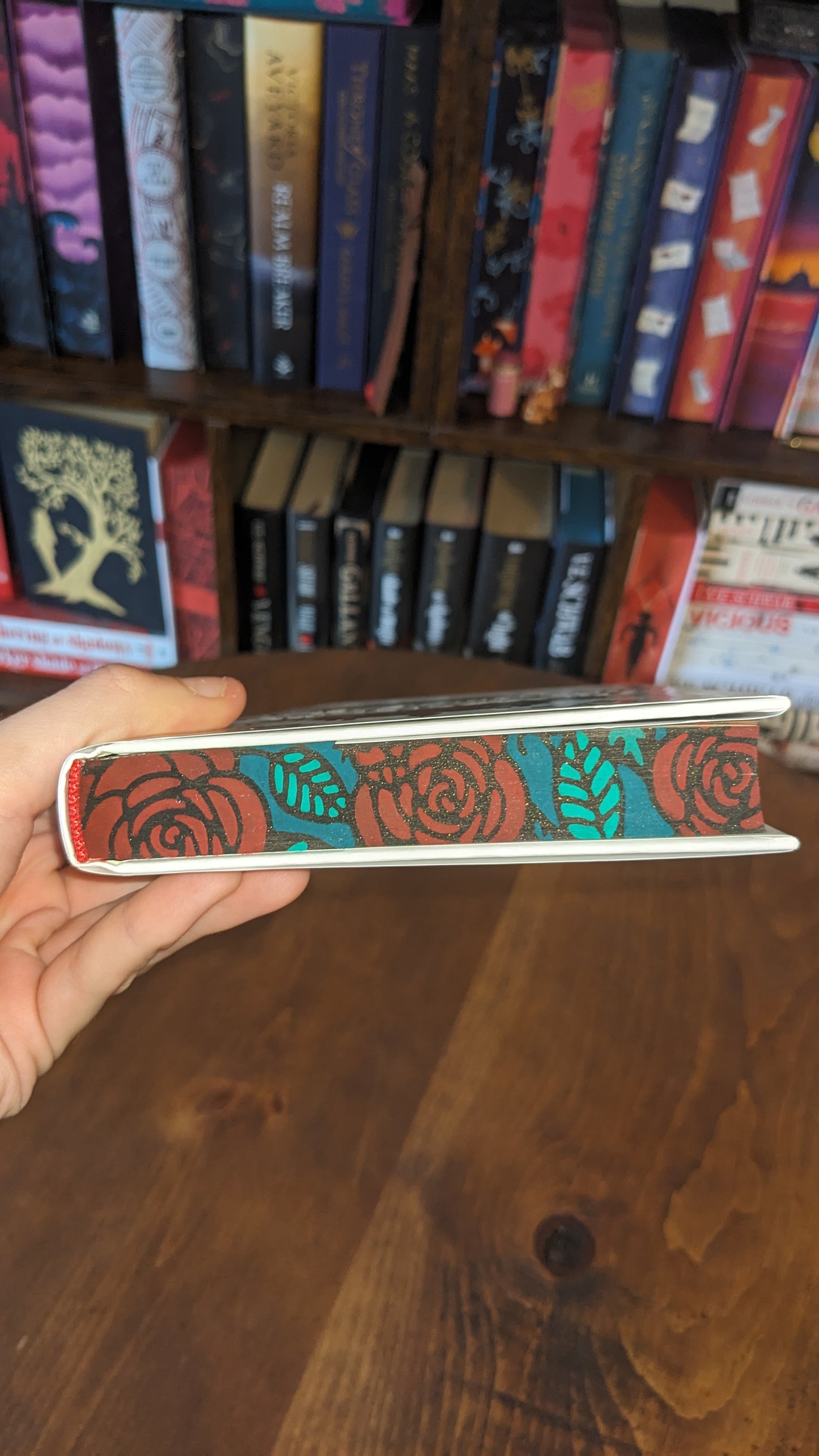 Signed Gallant by V E Schwab PeggysPages fore-edge painting sprayed edges special editions