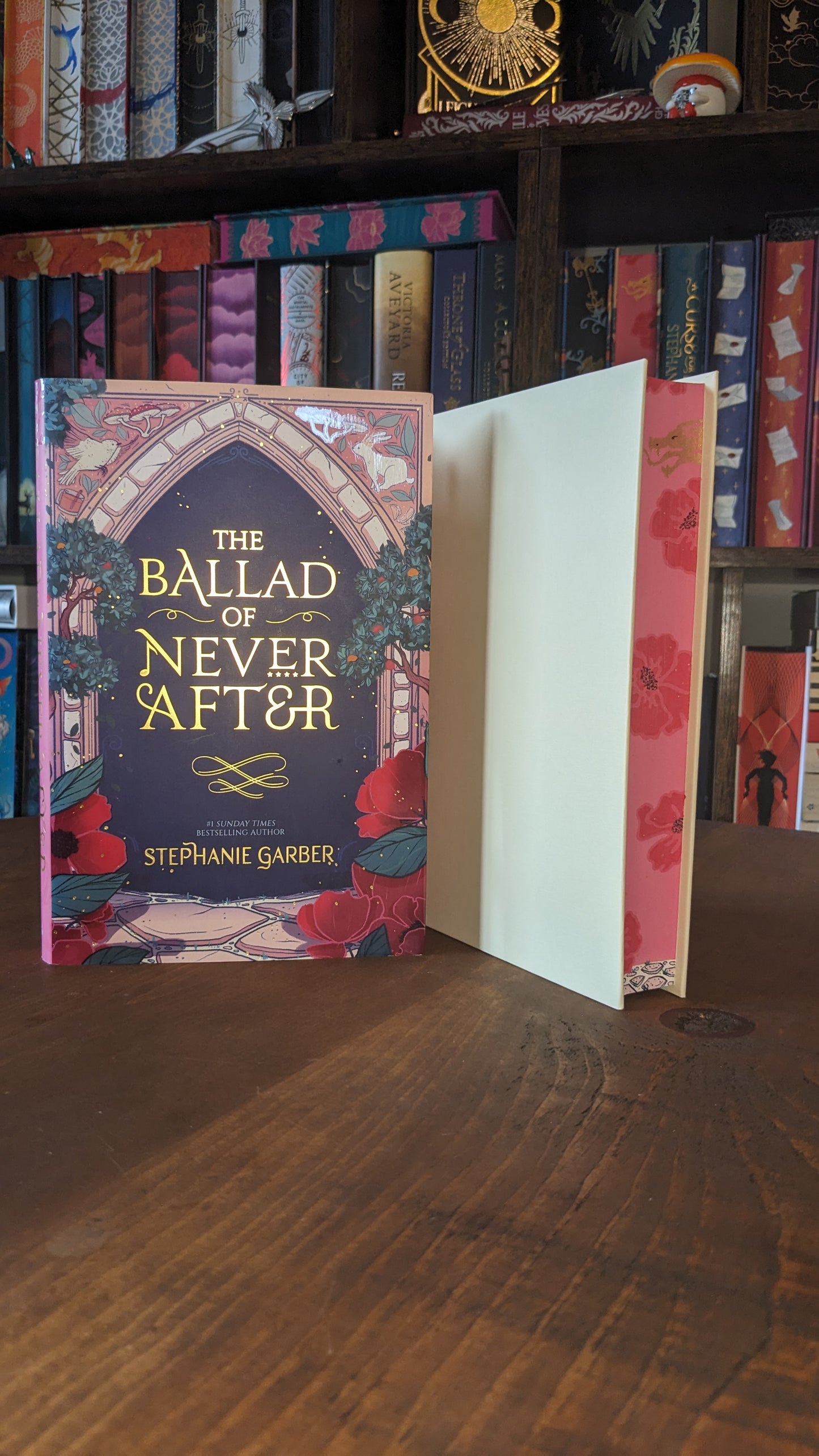 The Ballad of Never After by Stephanie Garber PeggysPages fore-edge painting sprayed edges special editions
