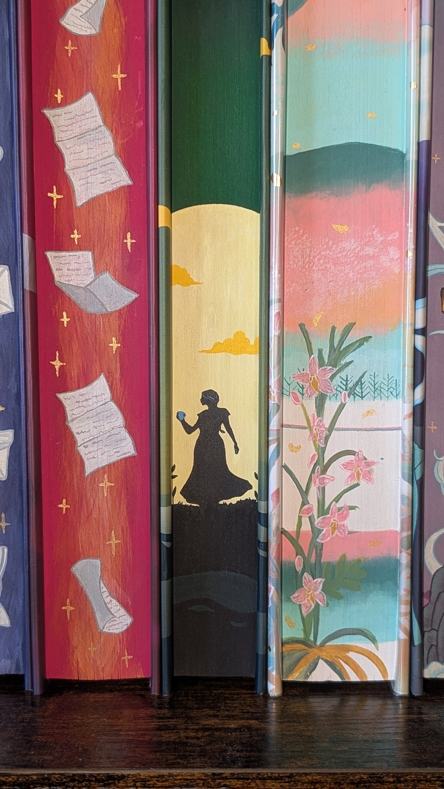 Tress of the Emerald Sea by Brandon Sanderson Fore-edge painting sprayed edges special edition