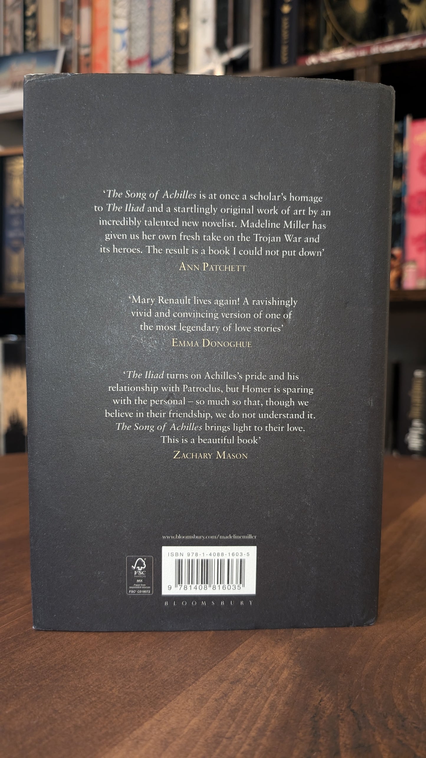 1st edition The Song of Achilles by Madeline Miller PeggysPages fore-edge painting sprayed edges special editions