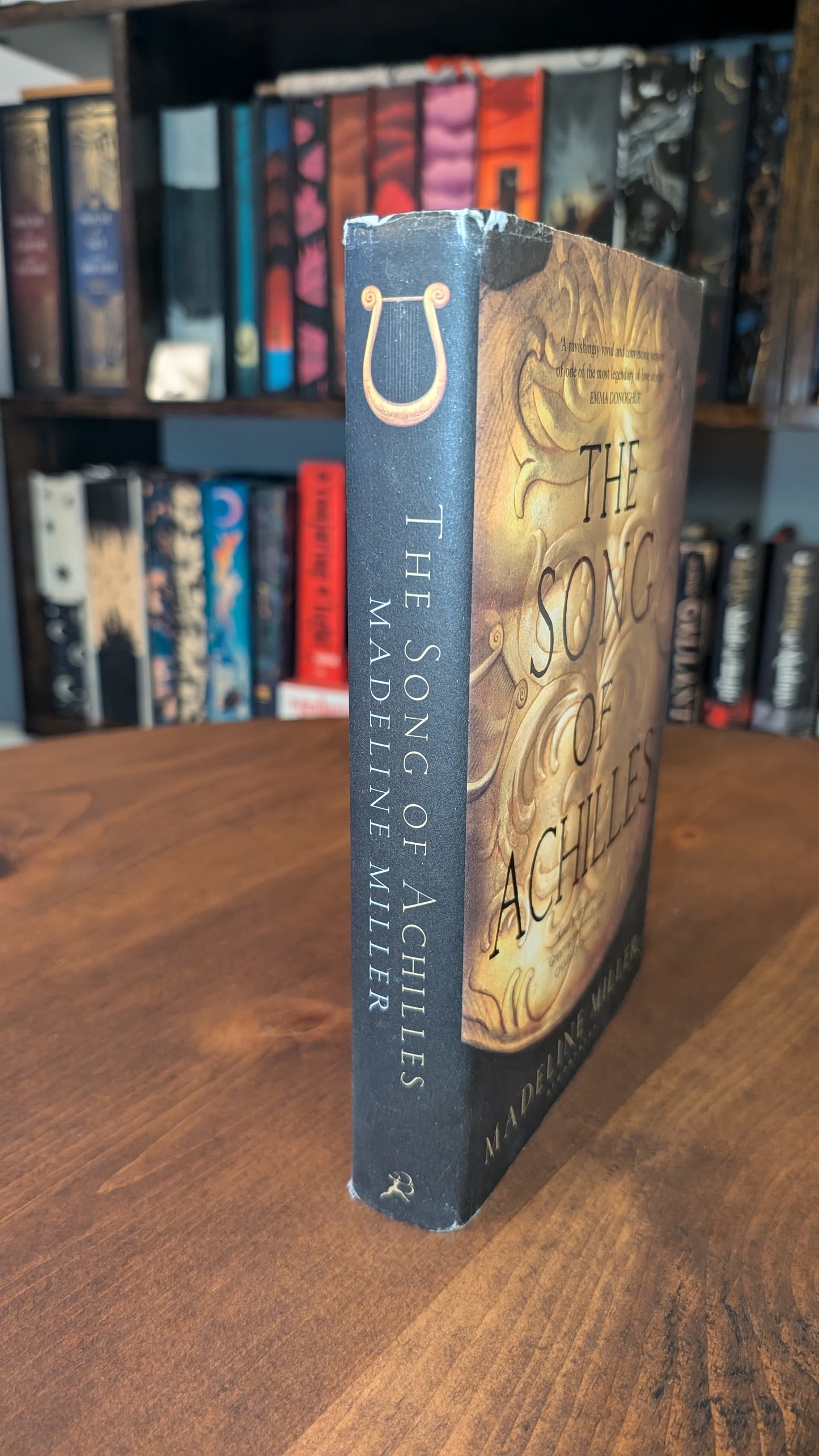 1st edition The Song of Achilles by Madeline Miller PeggysPages fore-edge paintings