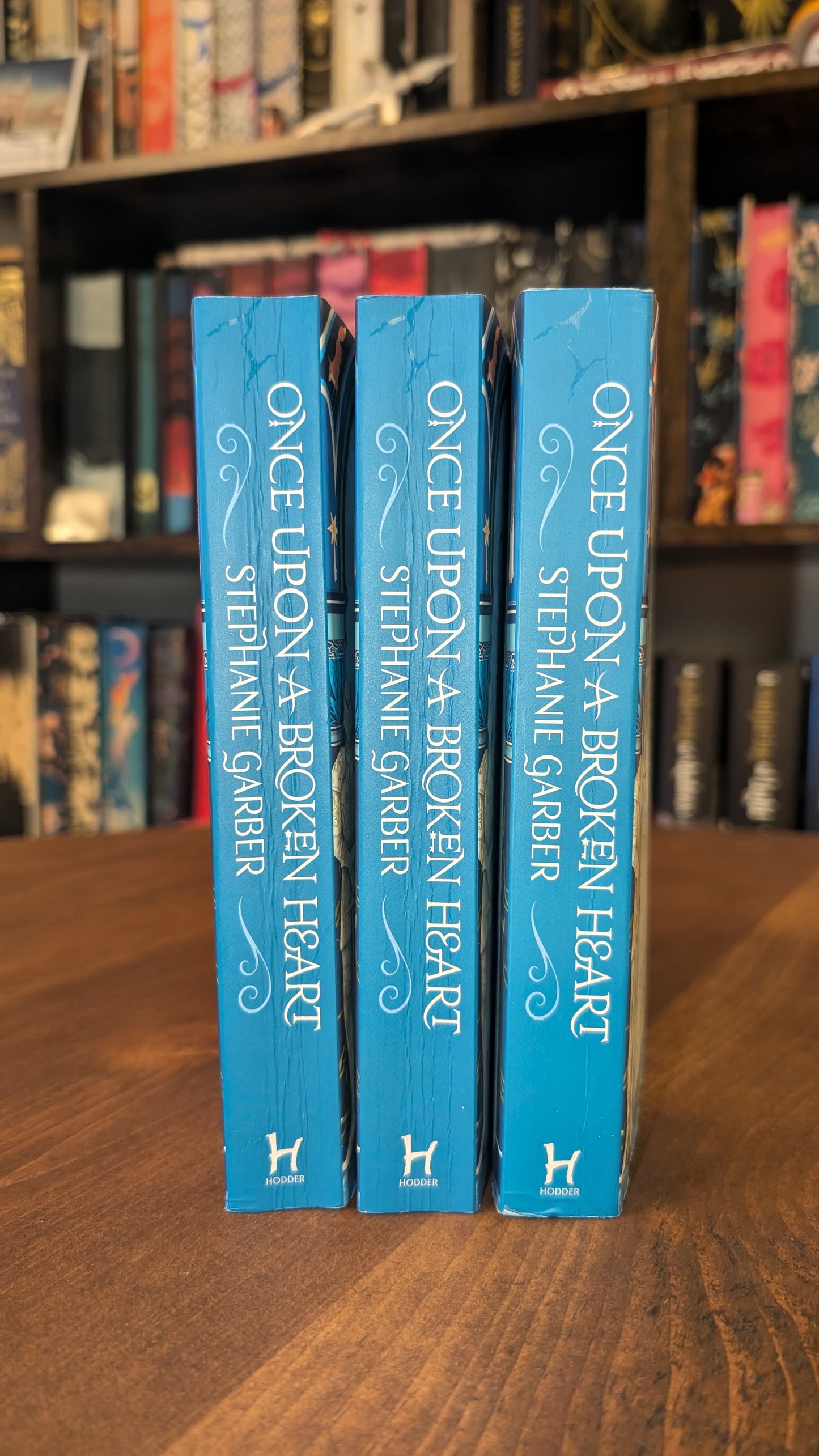 (Used) Waterstones exclusive Once Upon a Broken Heart by Stephanie Garber PeggysPages fore-edge painting