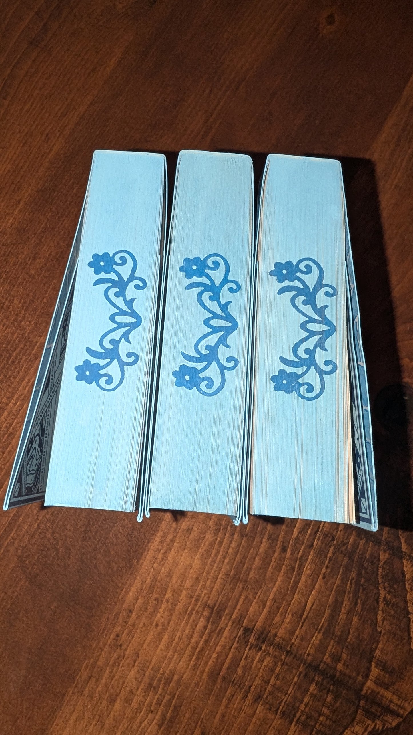 (new) Waterstones exclusive Once Upon a Broken Heart by Stephanie Garber PeggysPages fore-edge painting