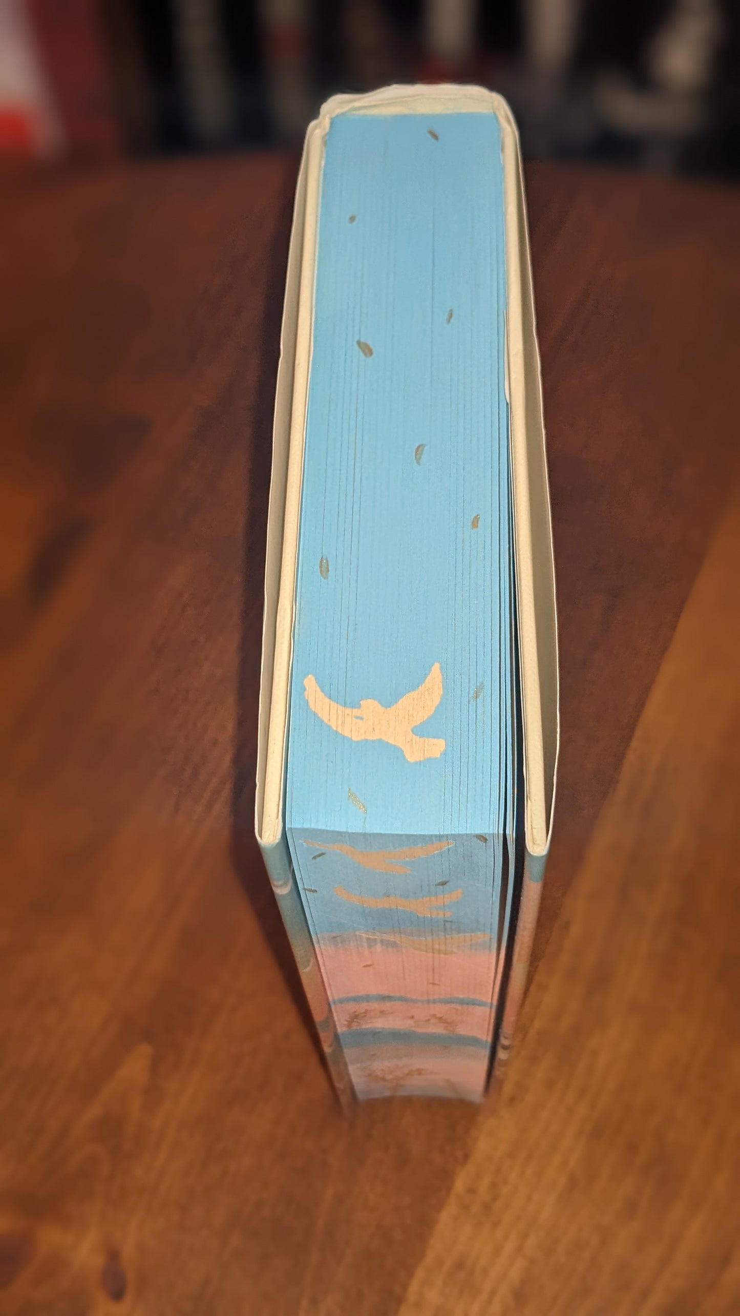 Six Crimson Cranes by Elizabeth Lim PeggysPages fore-edge painting sprayed edges special edition