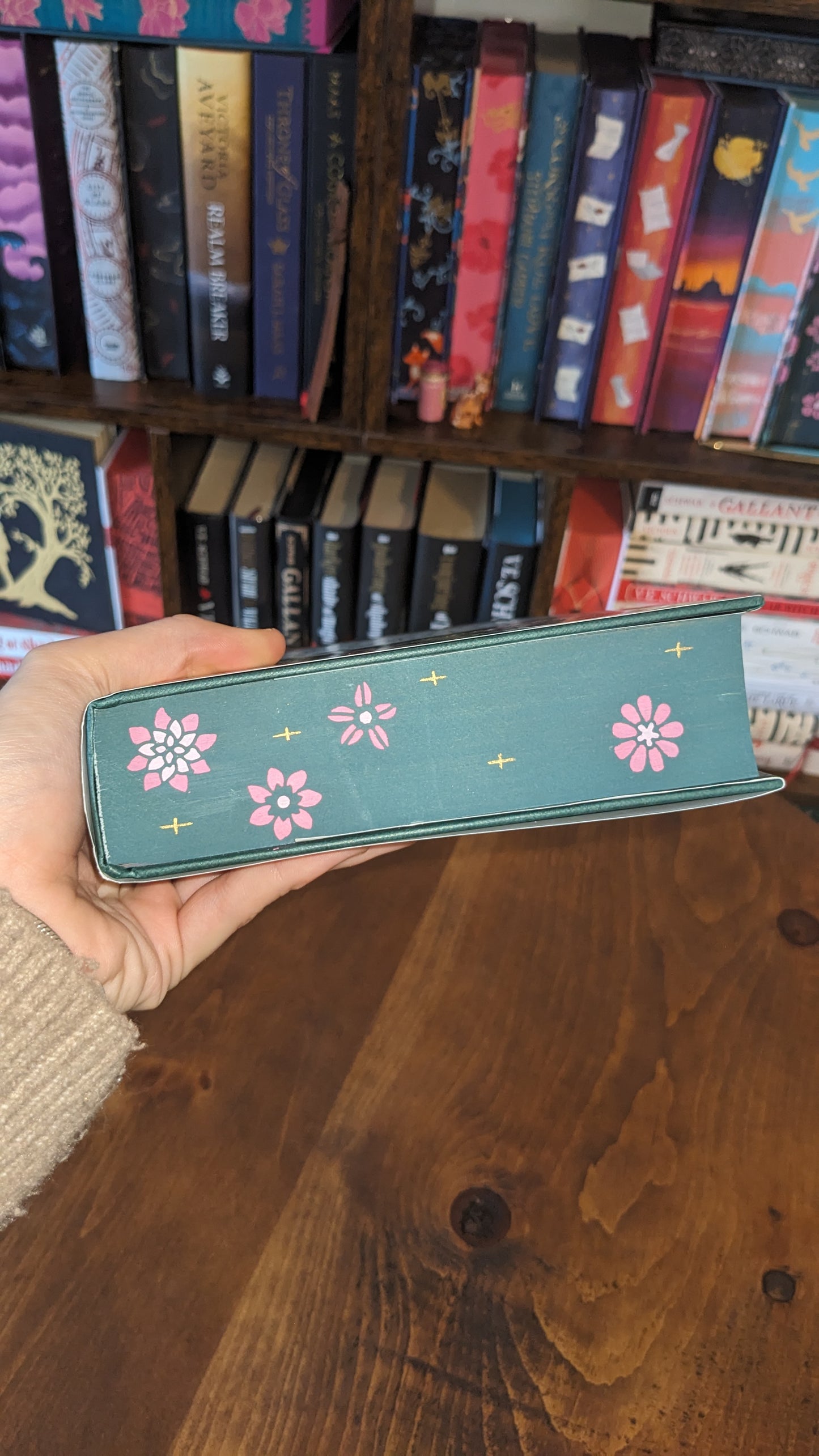 SIGNED Hand painted edition of Daughter of the Moon Goddess by Sue Lynn Tan sprayed edges special editions