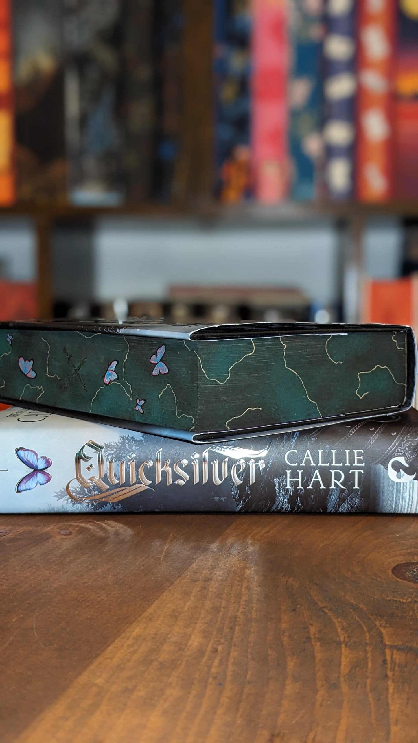 Quicksilver by Callie Hart Fore-edge painting sprayed edges special edition