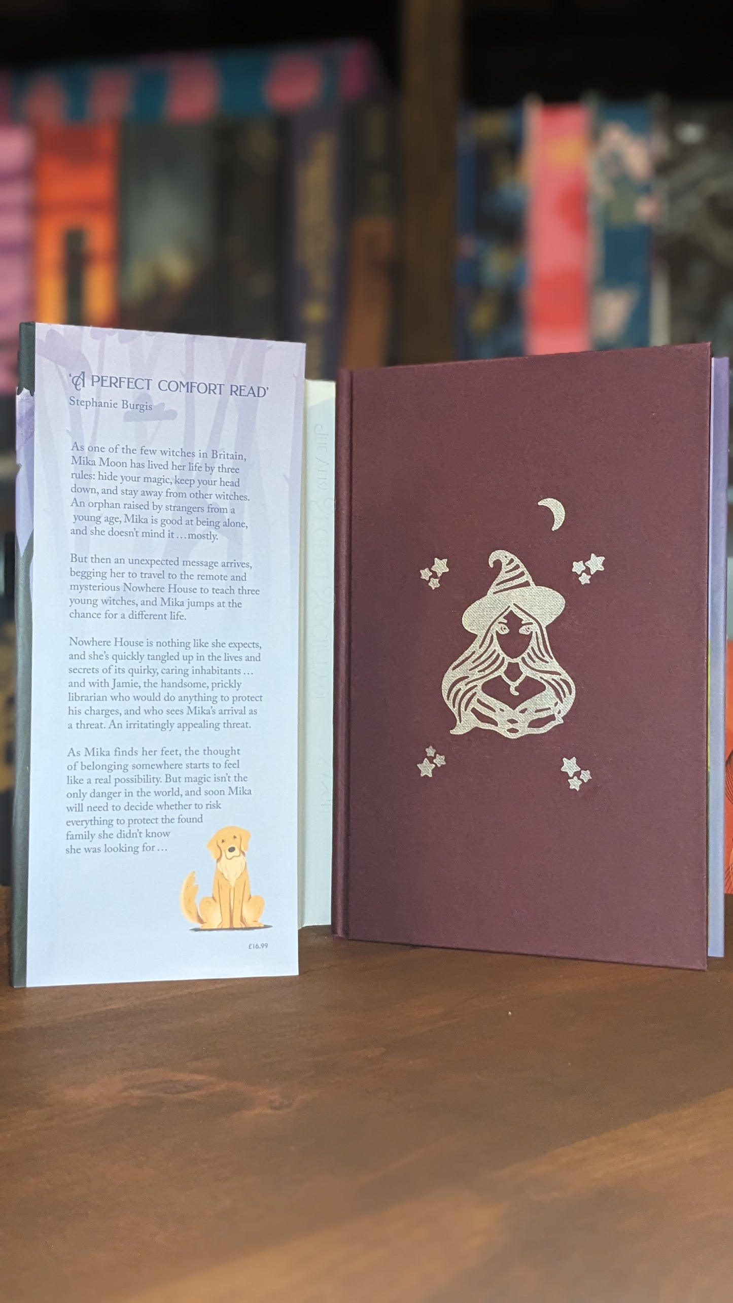 Signed The Very Secret Society of Irregular Witches by Sangu Mandanna PeggysPages fore-edge painting sprayed edges special editions