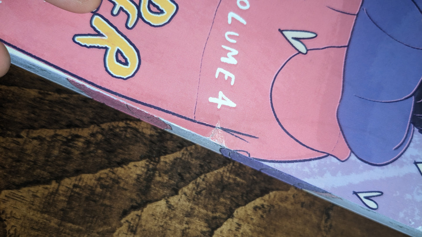 Signed Heartstopper volume 4 by Alice Osman PeggysPages fore-edge painting sprayed edges special editions