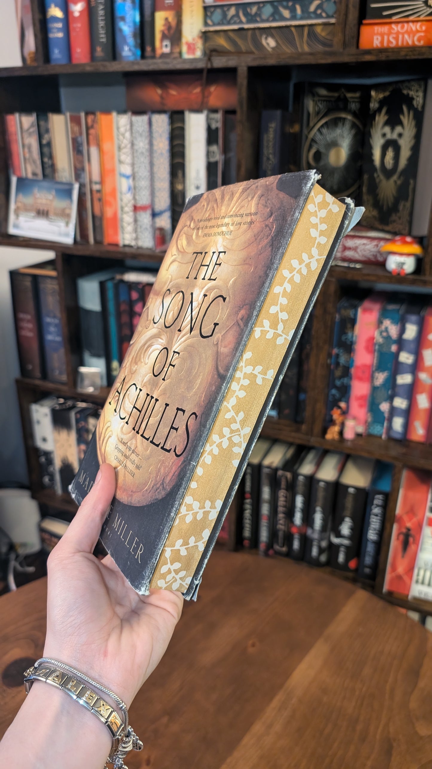 1st edition The Song of Achilles by Madeline Miller PeggysPages fore-edge painting