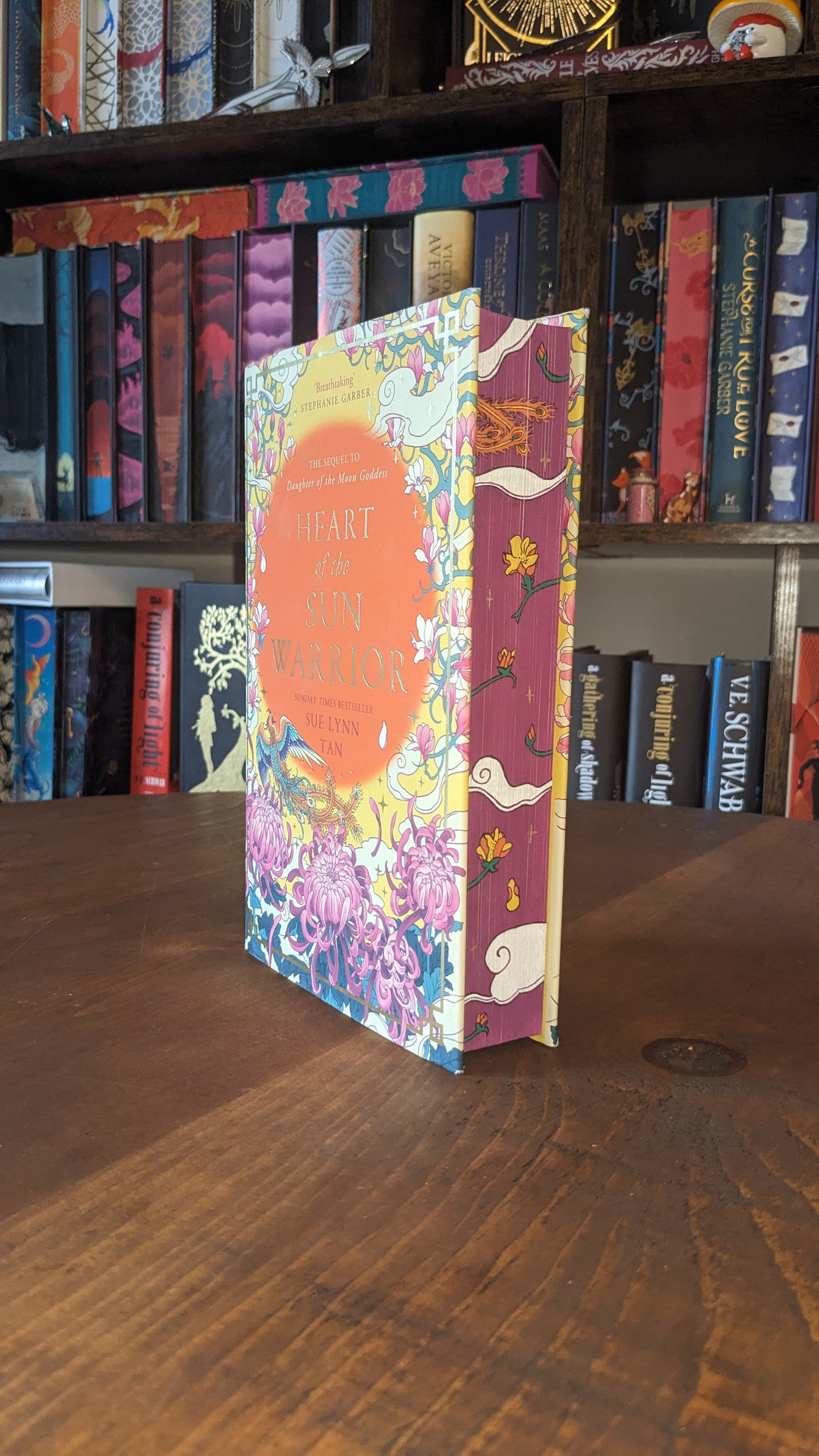 Heart of the Sun Warrior by Sue Lynn Tan PeggysPages fore-edge painting sprayed edges special editions