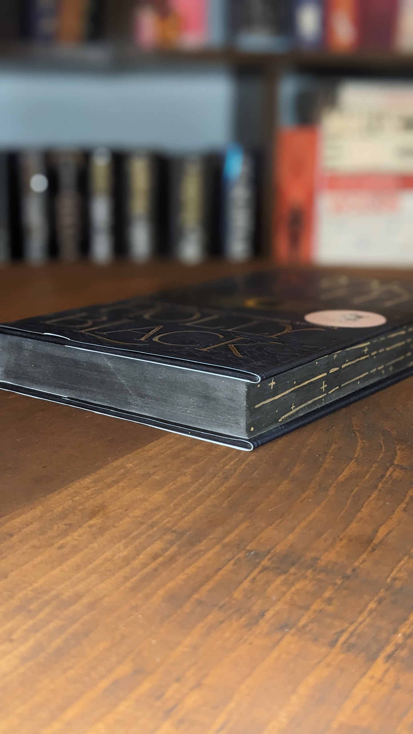 FINAL STOCK Signed Book of Night by Holly Black handpainted fore-edge painting sprayed edges special editions