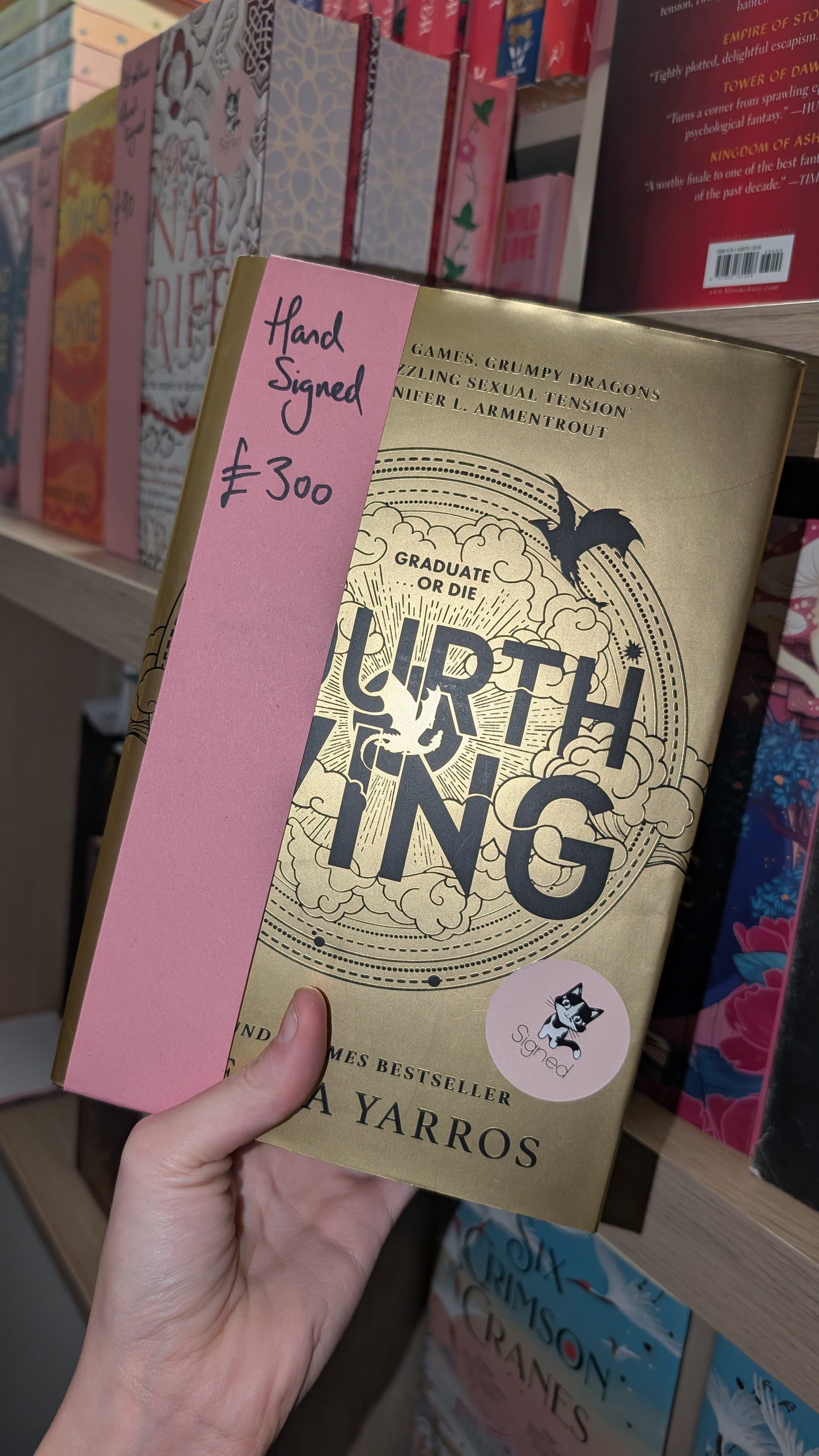 Fourth wing signed for emma