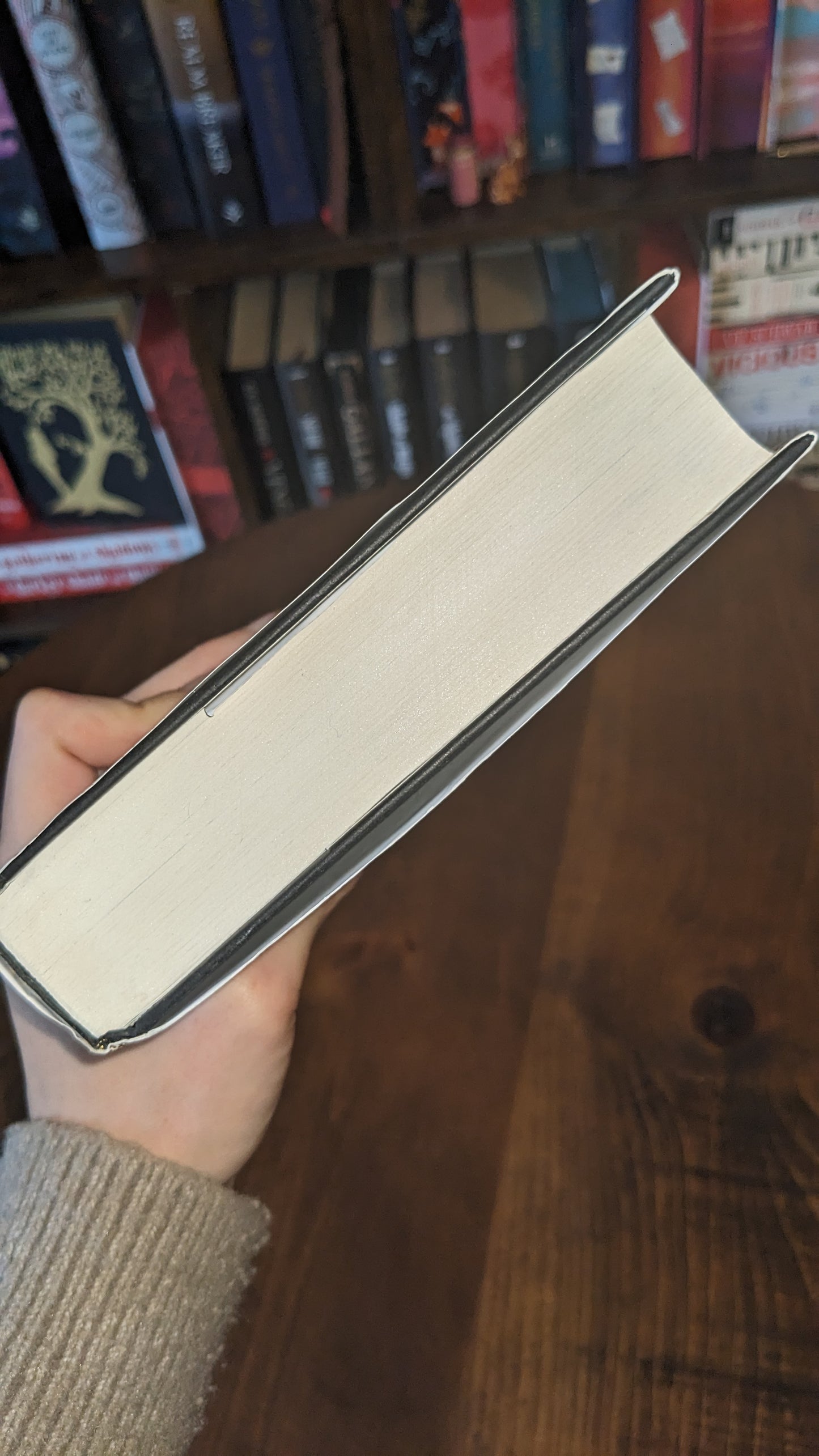 Signed The Atlas Paradox by Olivie Blake PeggysPages fore-edge painting sprayed edges special editions