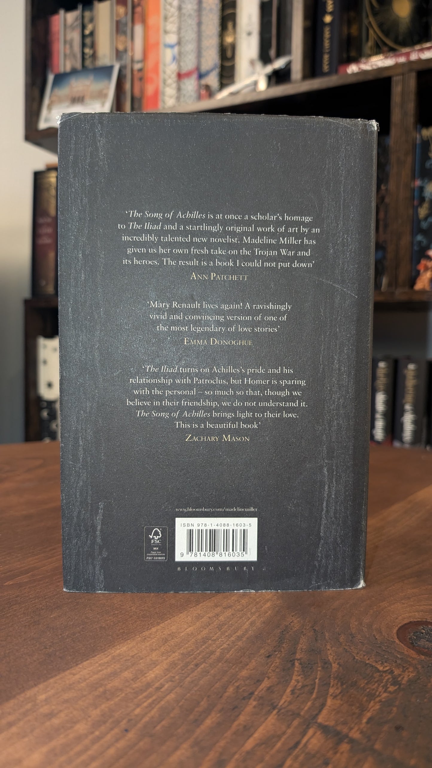 1st edition The Song of Achilles by Madeline Miller PeggysPages fore-edge paintings