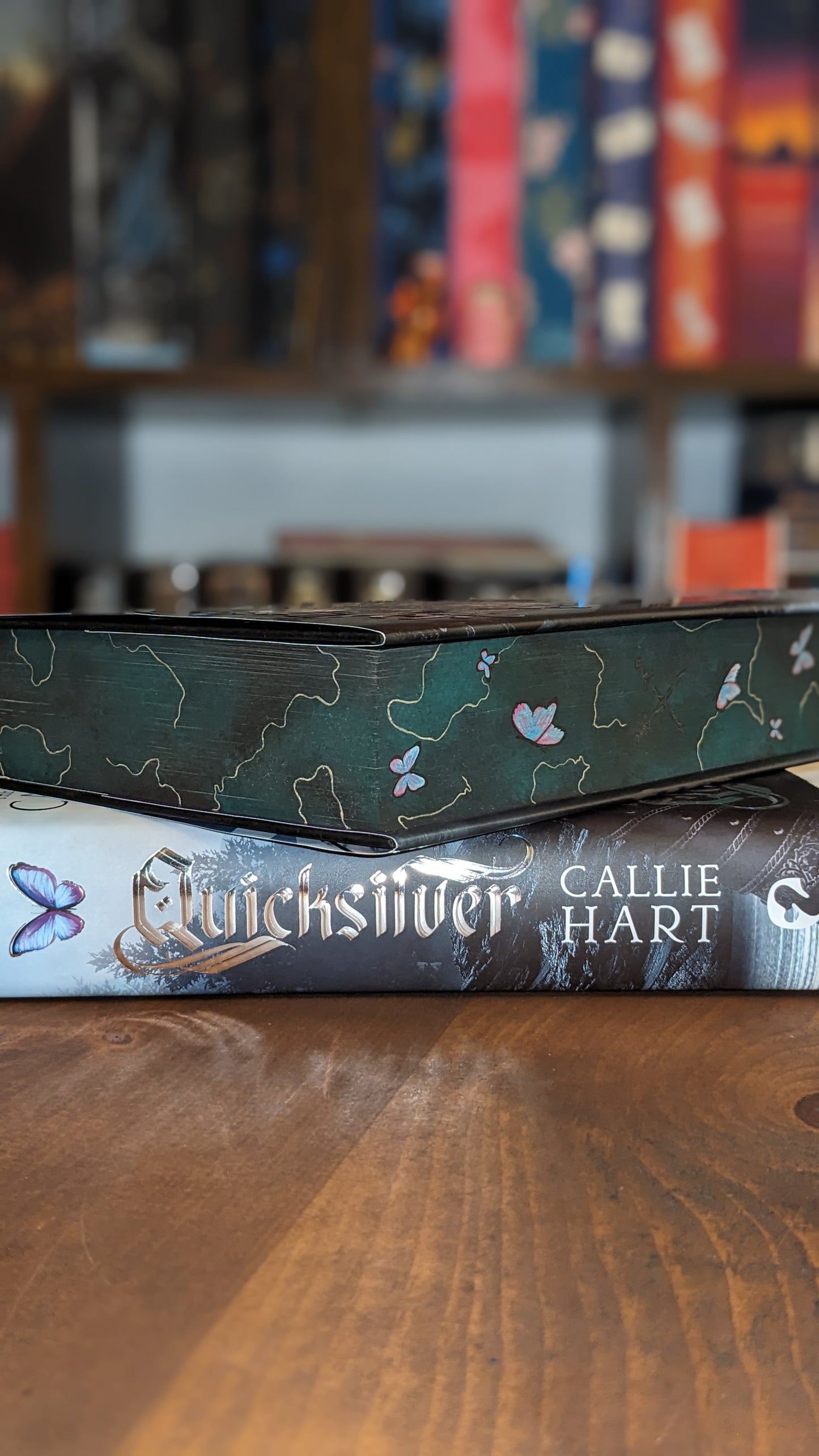 Quicksilver by Callie Hart Fore-edge painting sprayed edges special edition
