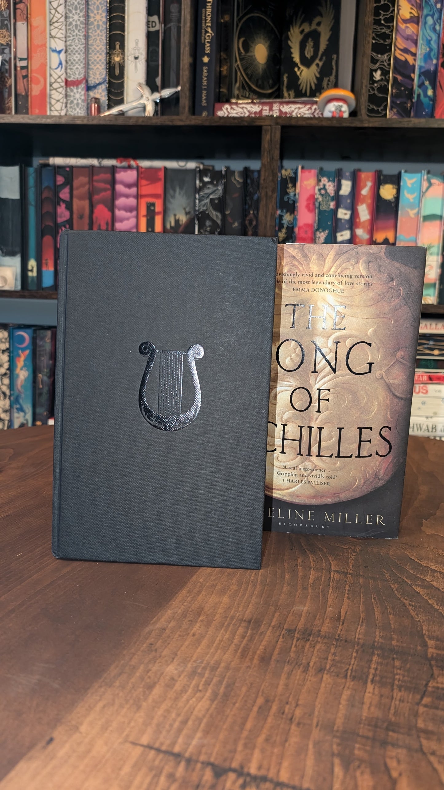 1st edition The Song of Achilles by Madeline Miller PeggysPages fore-edge painting sprayed edges special editions
