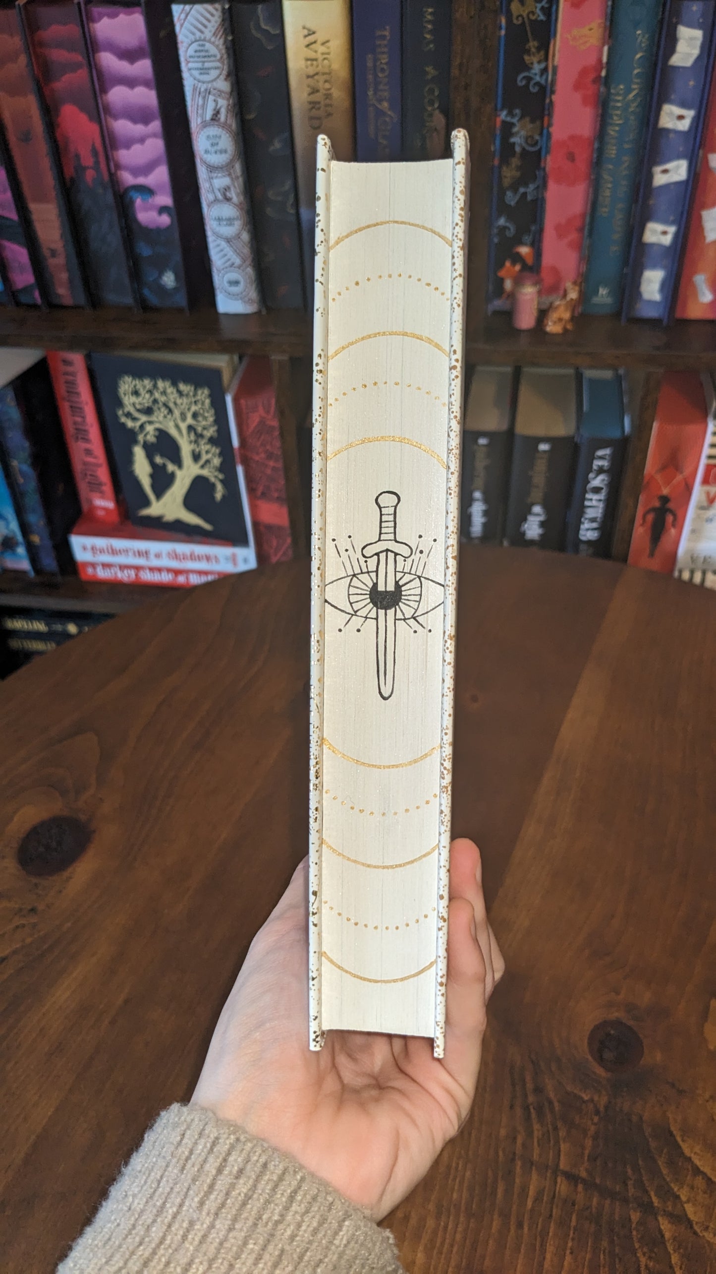 Signed The Atlas Paradox by Olivie Blake PeggysPages fore-edge painting sprayed edges special editions