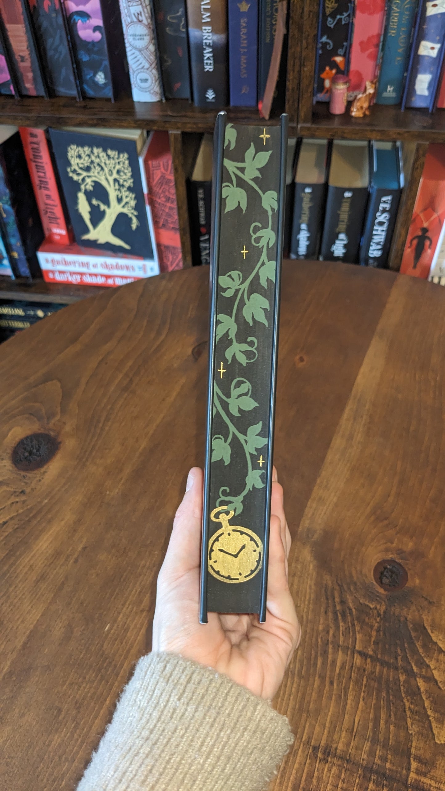 Only a Monster by Vanessa Len PeggysPages fore-edge painting sprayed edges special editions