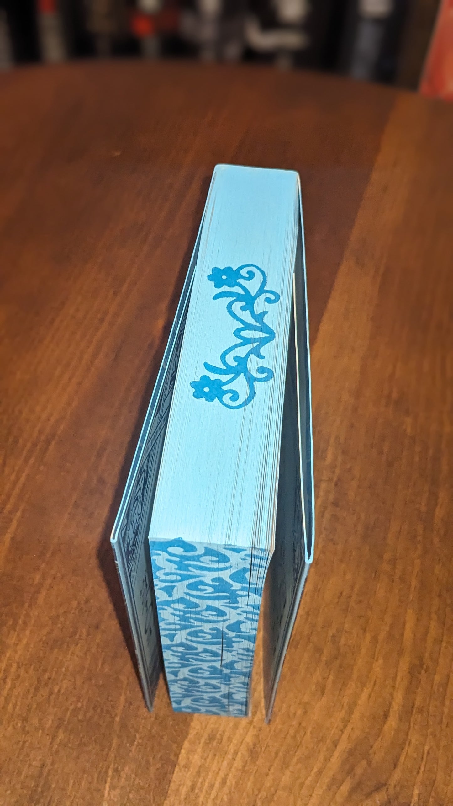 Once Upon a Broken Heart Waterstones exclusive By Stephanie Garber PeggysPages fore-edge painting sprayed edges special edition