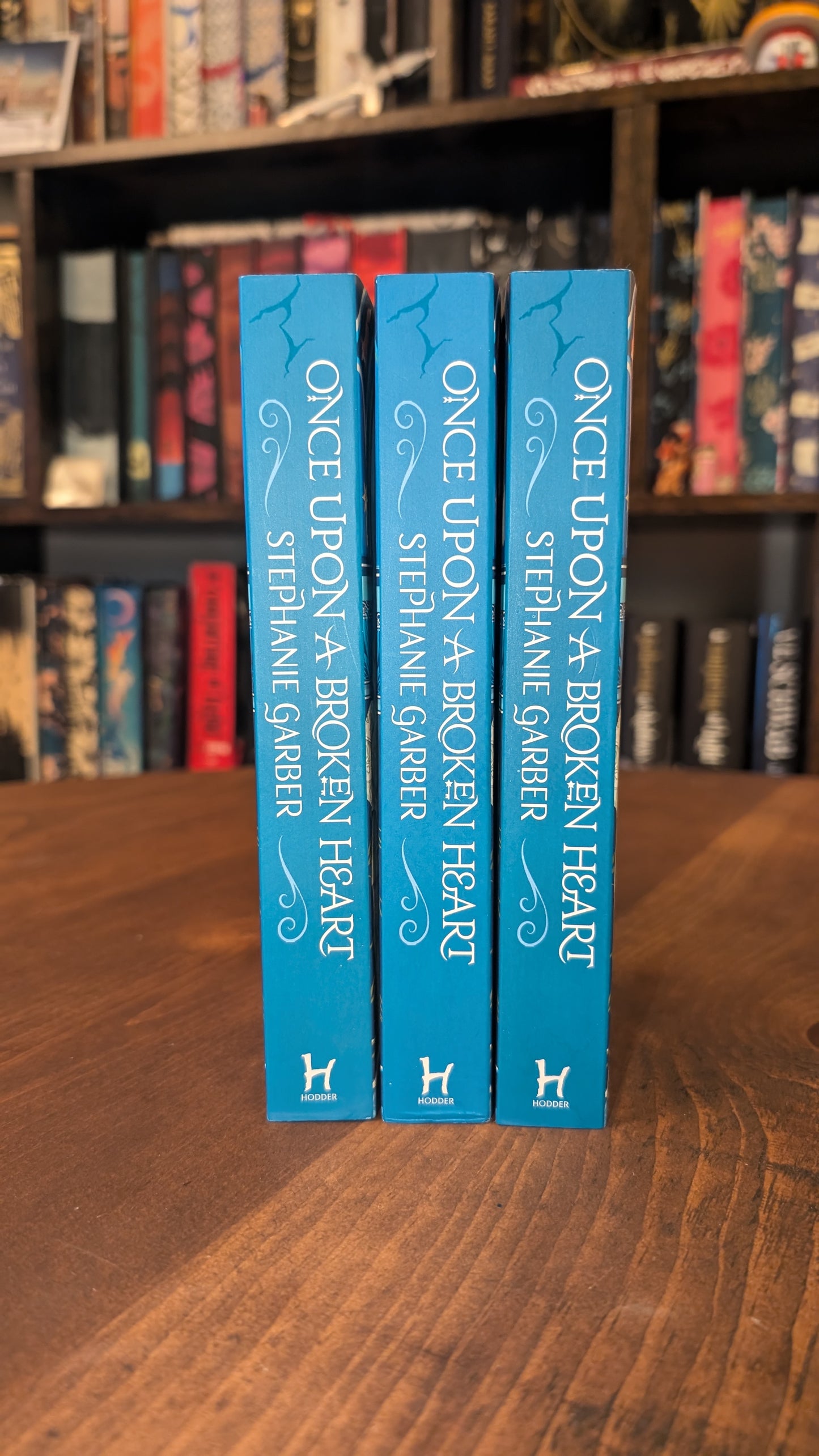 (new) Waterstones exclusive Once Upon a Broken Heart by Stephanie Garber PeggysPages fore-edge painting