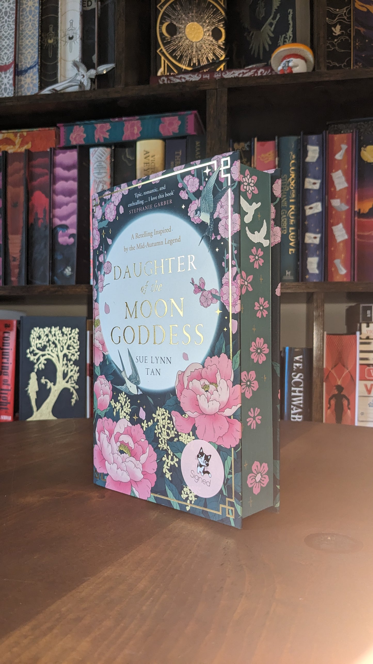 SIGNED Hand painted edition of Daughter of the Moon Goddess by Sue Lynn Tan sprayed edges special editions