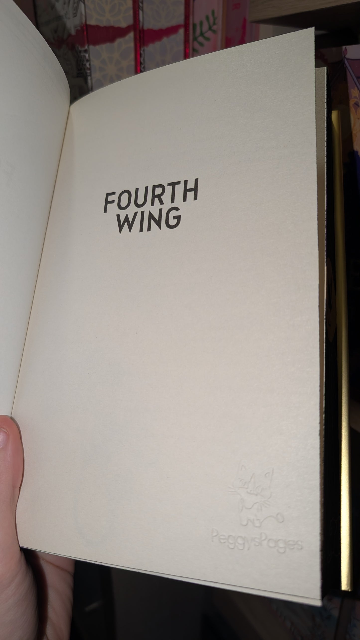 Fourth wing signed for emma