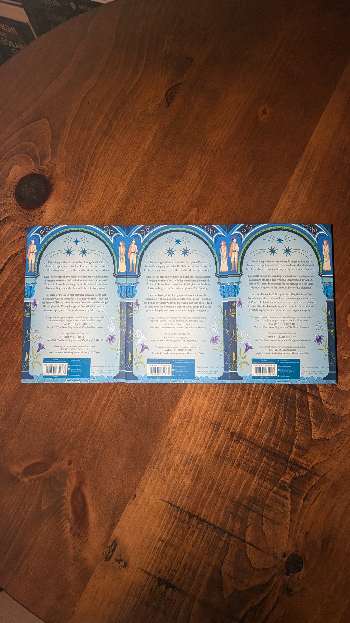 (new) Waterstones exclusive Once Upon a Broken Heart by Stephanie Garber PeggysPages fore-edge painting