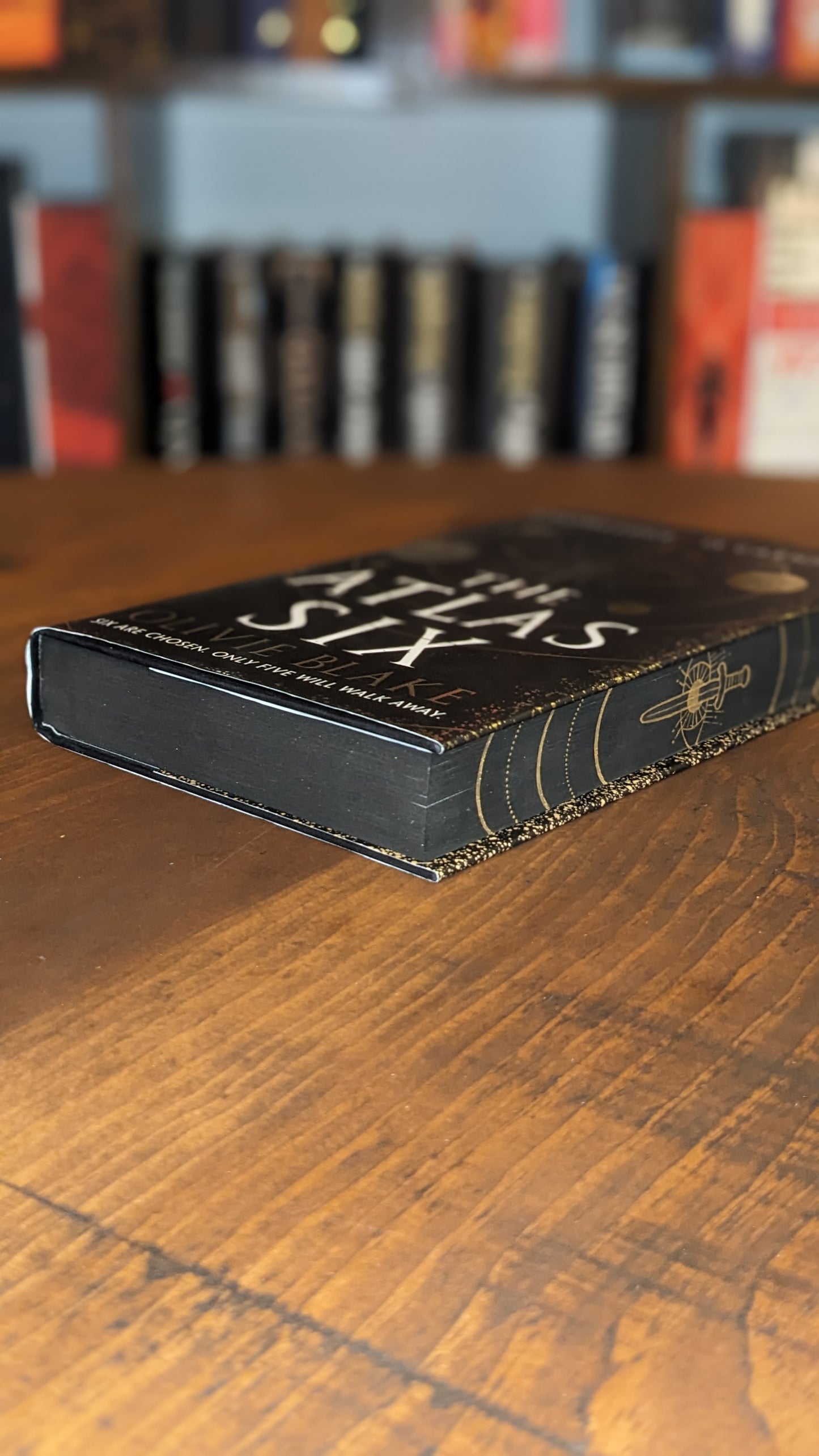 The Atlas Six by Olivie Blake handpainted fore-edge painting sprayed edges special editions