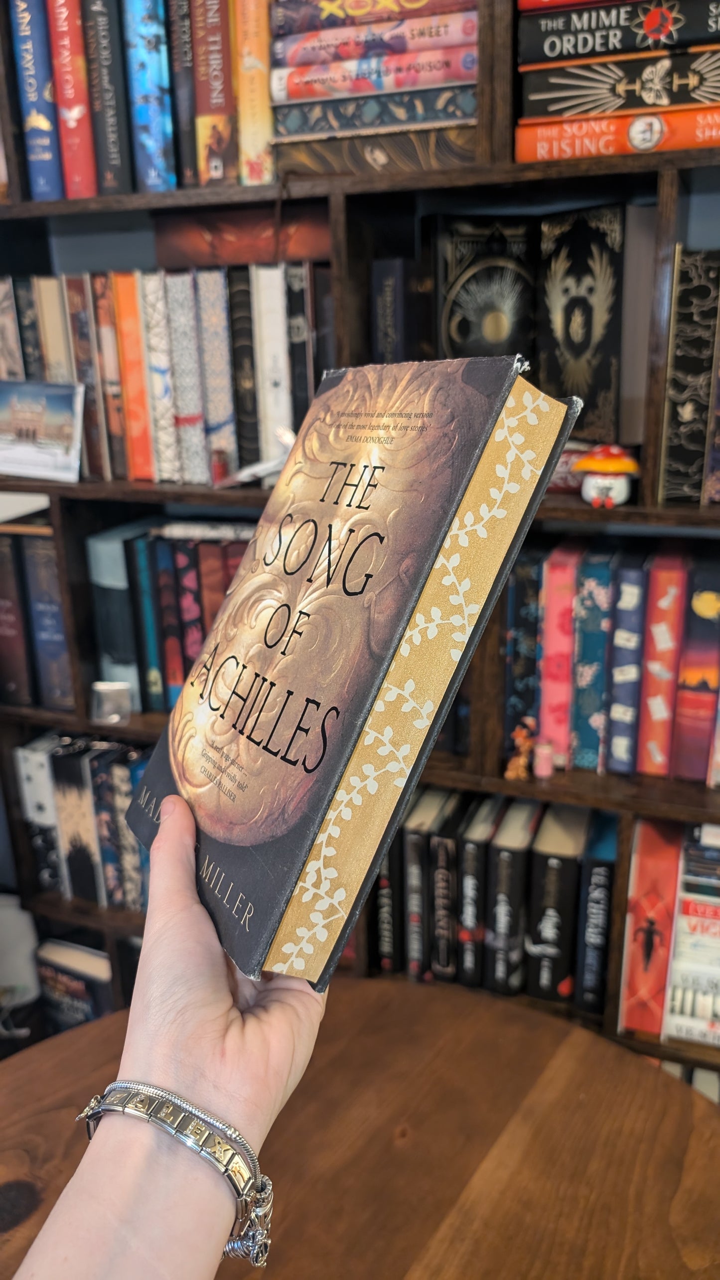 1st edition The Song of Achilles by Madeline Miller PeggysPages fore-edge paintings