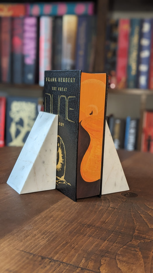 Dune handpainted fore-edge painting sprayed edges special editions