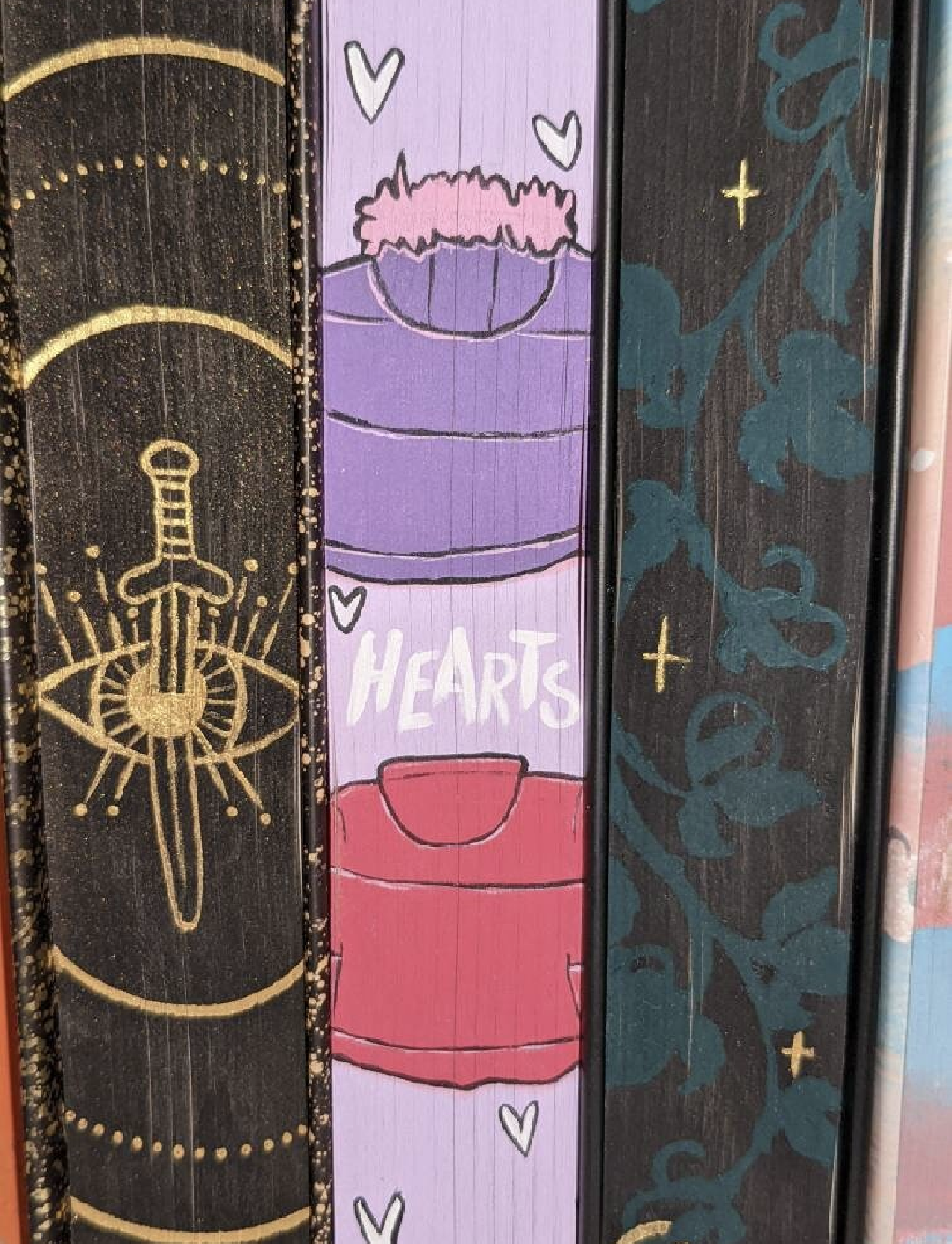 Heartstopper Volume 4 by Alice Osman handpainted fore-edge painting sprayed edges special editions