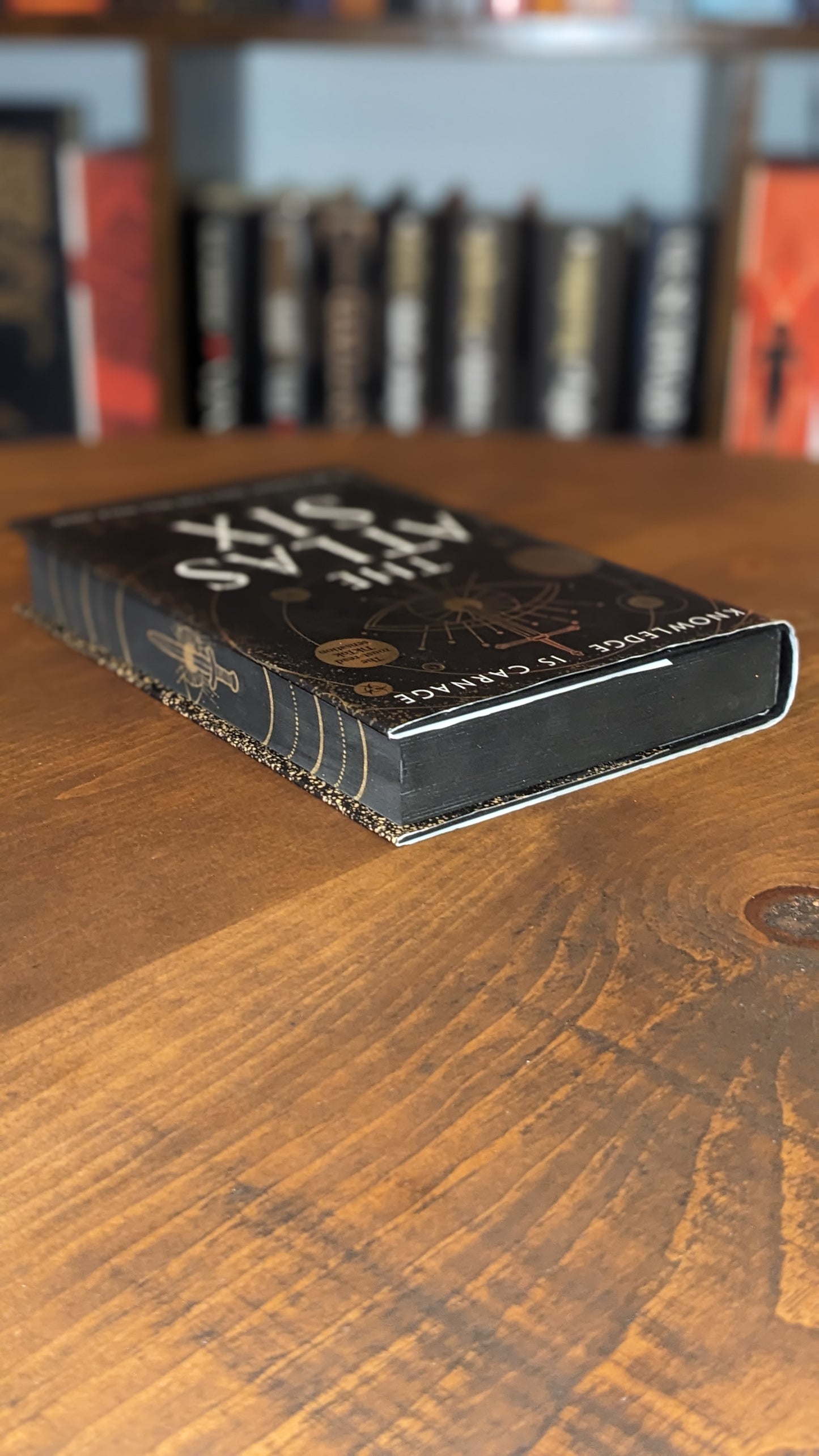 The Atlas Six by Olivie Blake handpainted fore-edge painting sprayed edges special editions