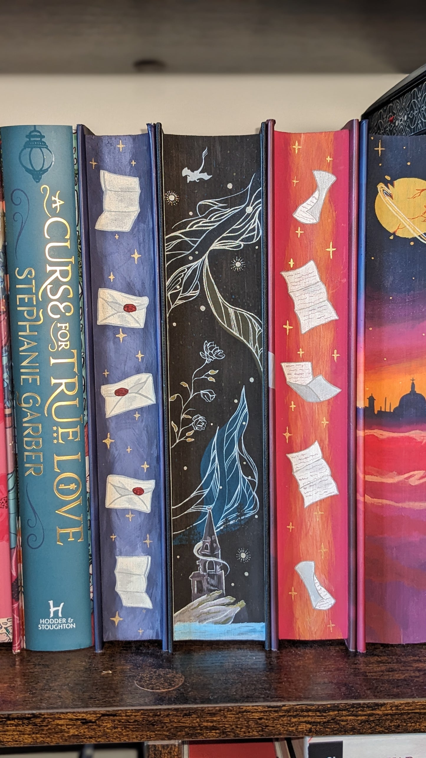 Pre order When the Moon Hatched by Sarah A Parker PeggysPages fore-edge painting sprayed edges special editions