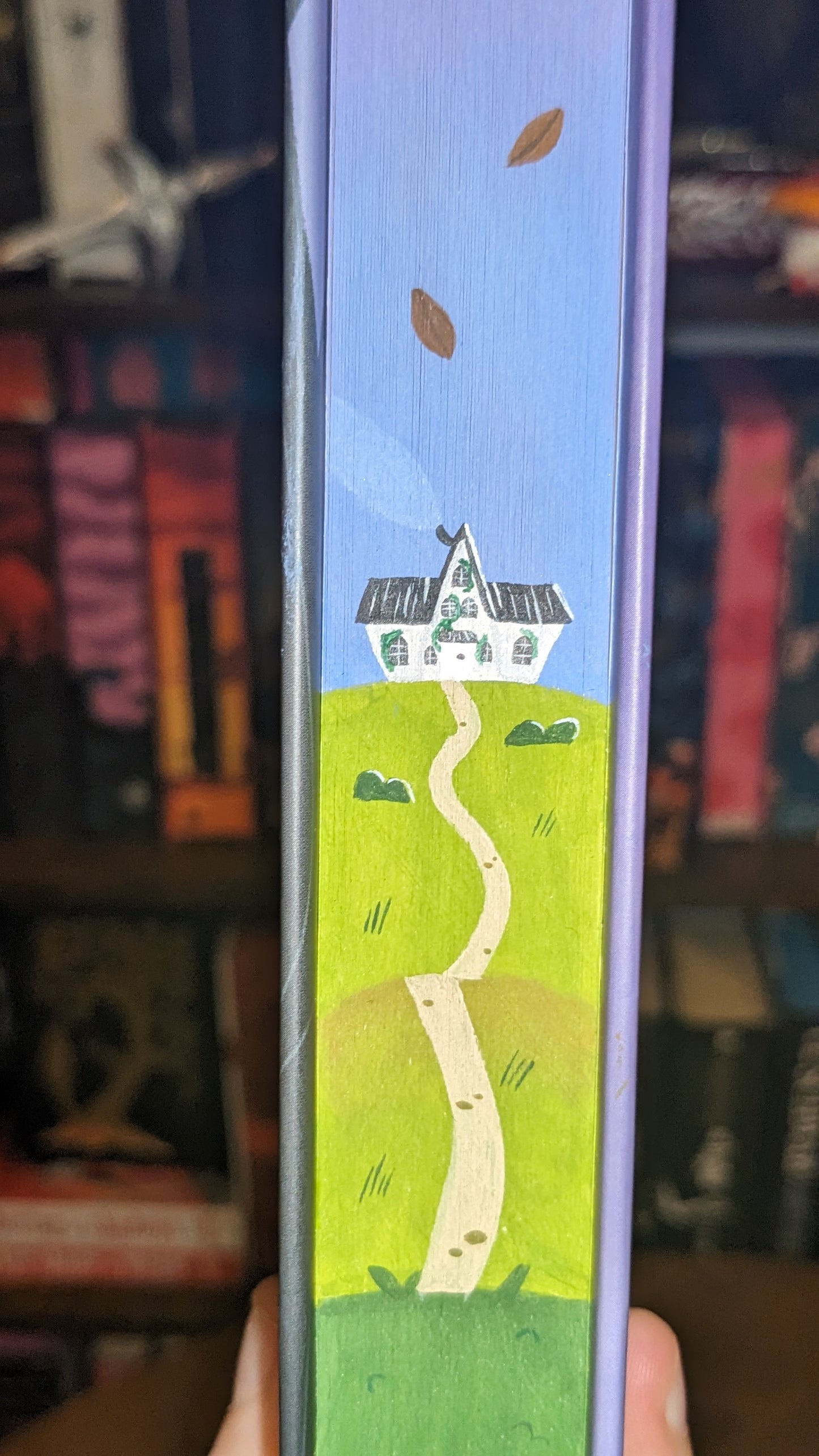 Signed The Very Secret Society of Irregular Witches by Sangu Mandanna PeggysPages fore-edge painting sprayed edges special editions