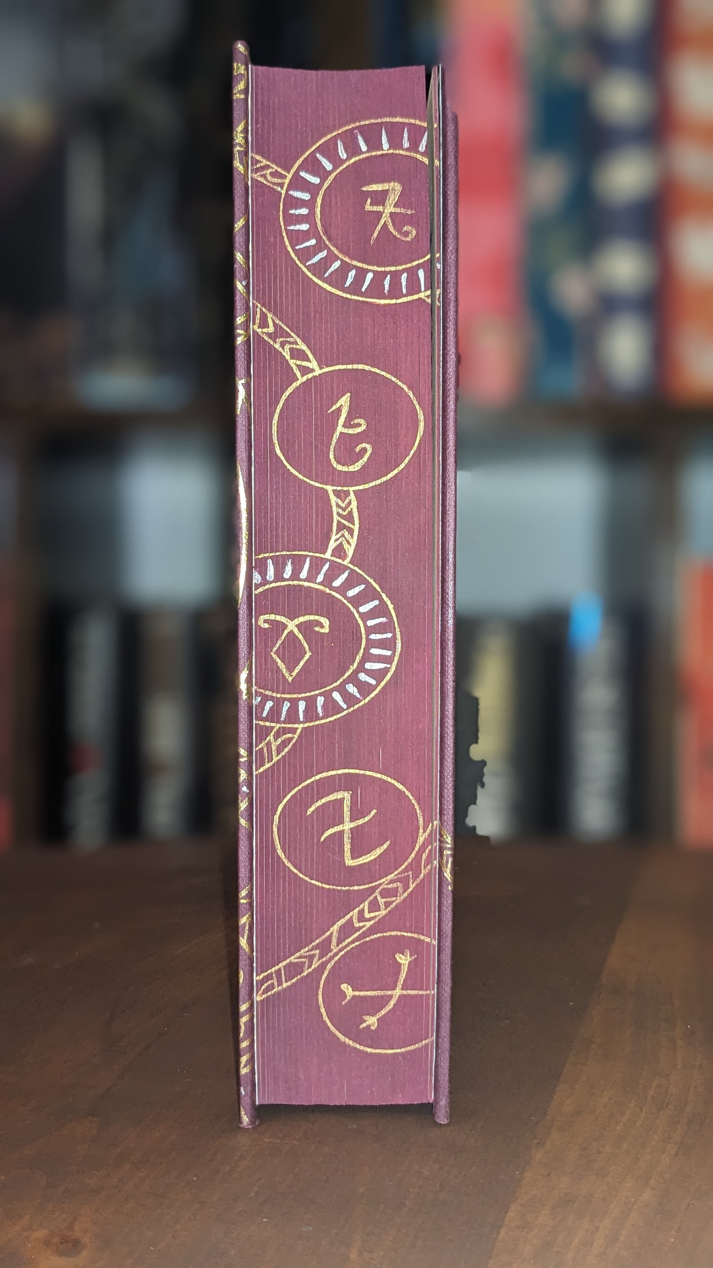 City of Bones anniversary edition by Cassandra Clare PeggysPages fore-edge painting sprayed edges special edition