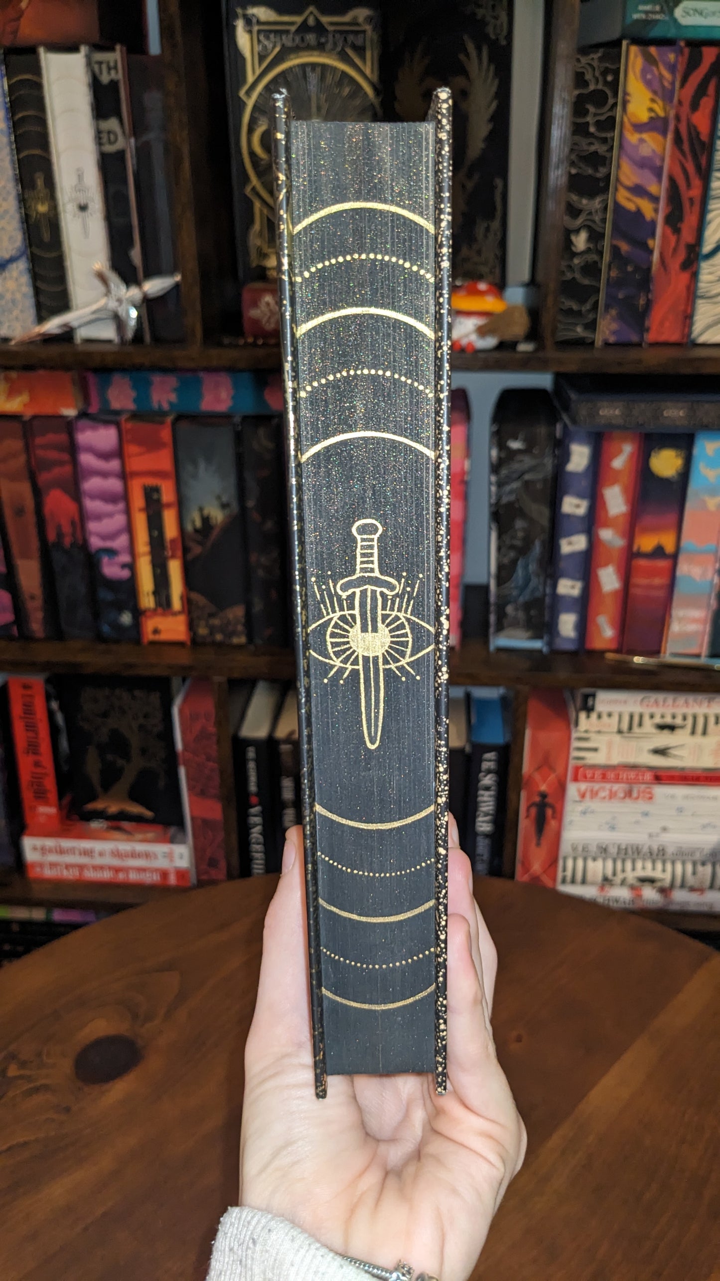 The Atlas Six by Olivie Blake handpainted fore-edge painting sprayed edges special editions