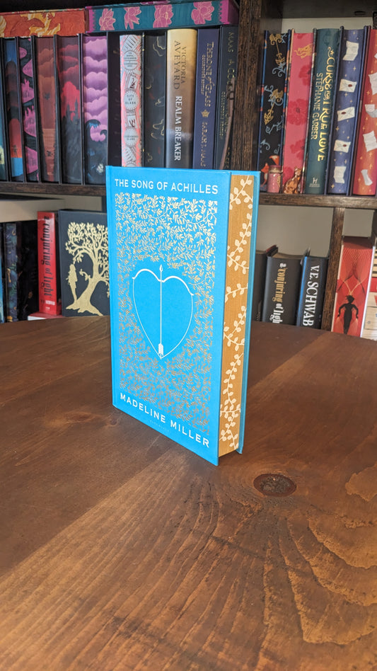 The Song of Achilles by Madeline Miller PeggysPages fore-edge painting sprayed edges special editions